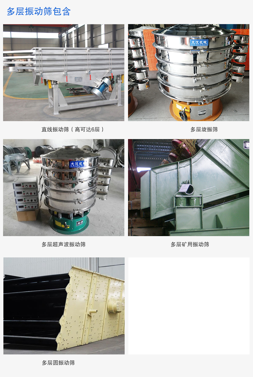 多層振動(dòng)篩系列
